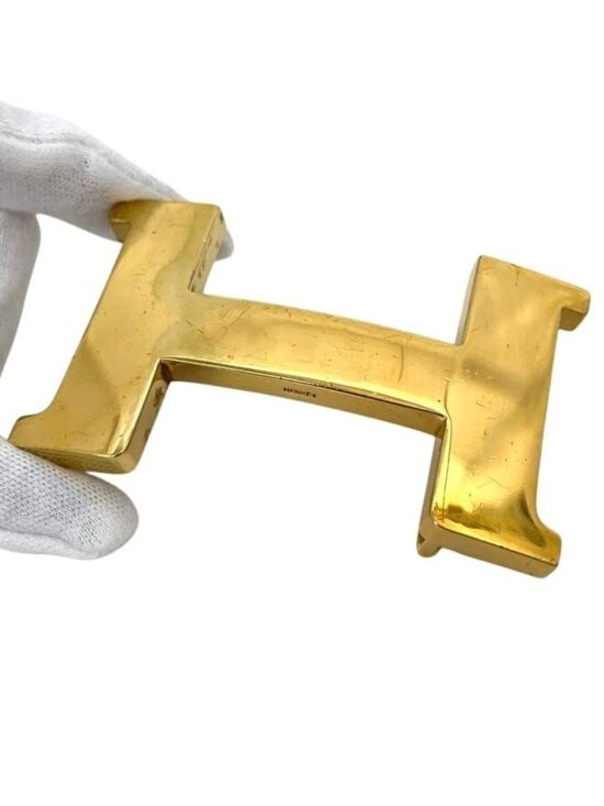 Hermes Buckle Gold Golden Constance Belt main image 4
